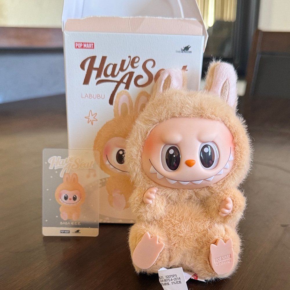 Pop Mart Labubu Plush Doll - BaBa